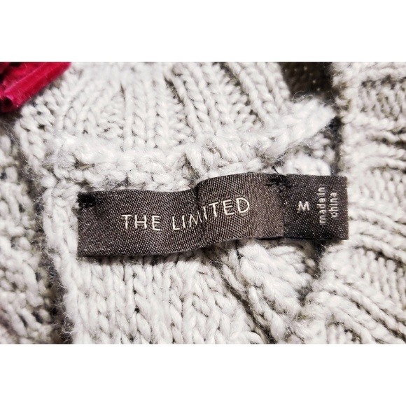 The Limited Tunic Sweater gray size M NWOT - Picture 2 of 8